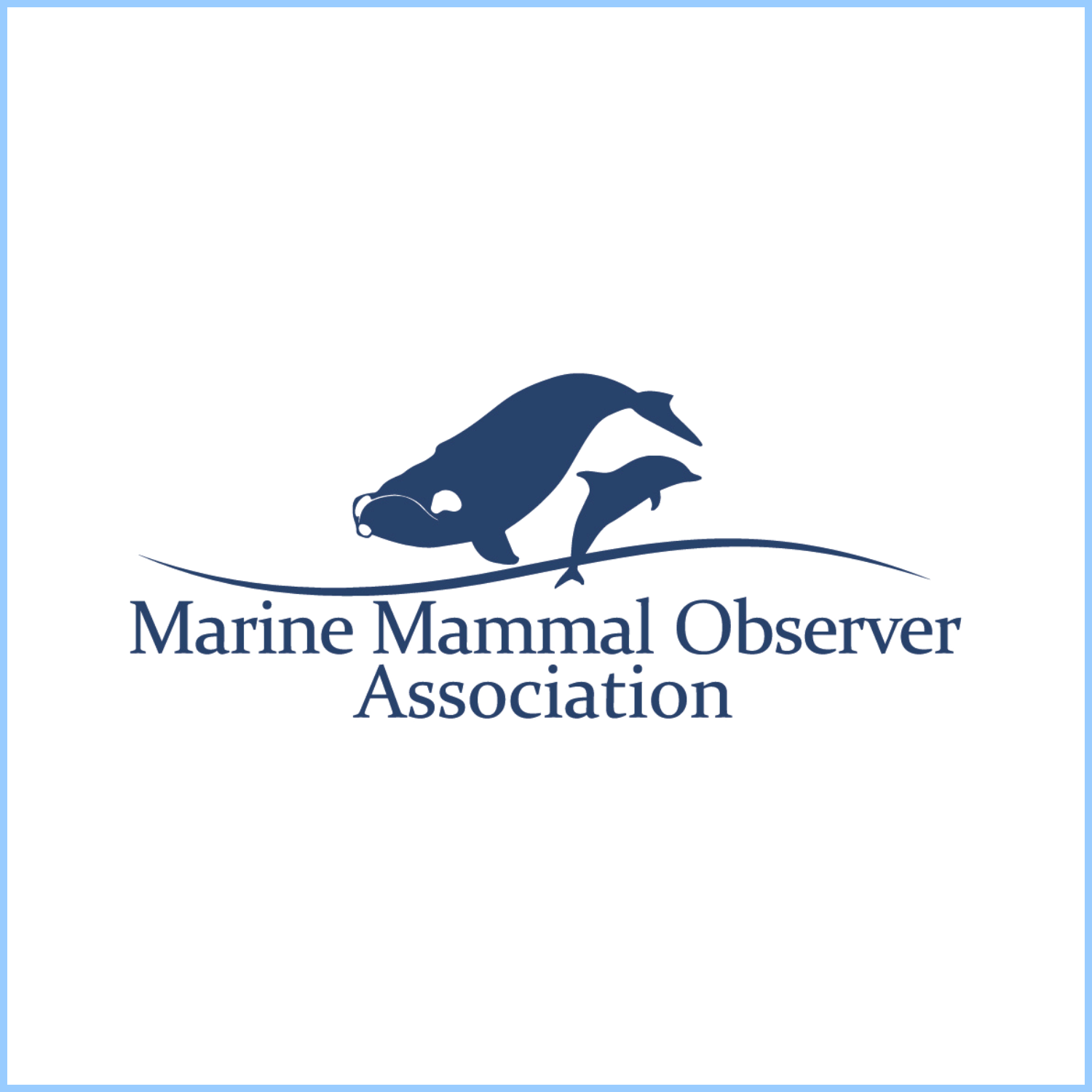 Marine Mammal Observer Association logo Marine Mammal Observer Association logo