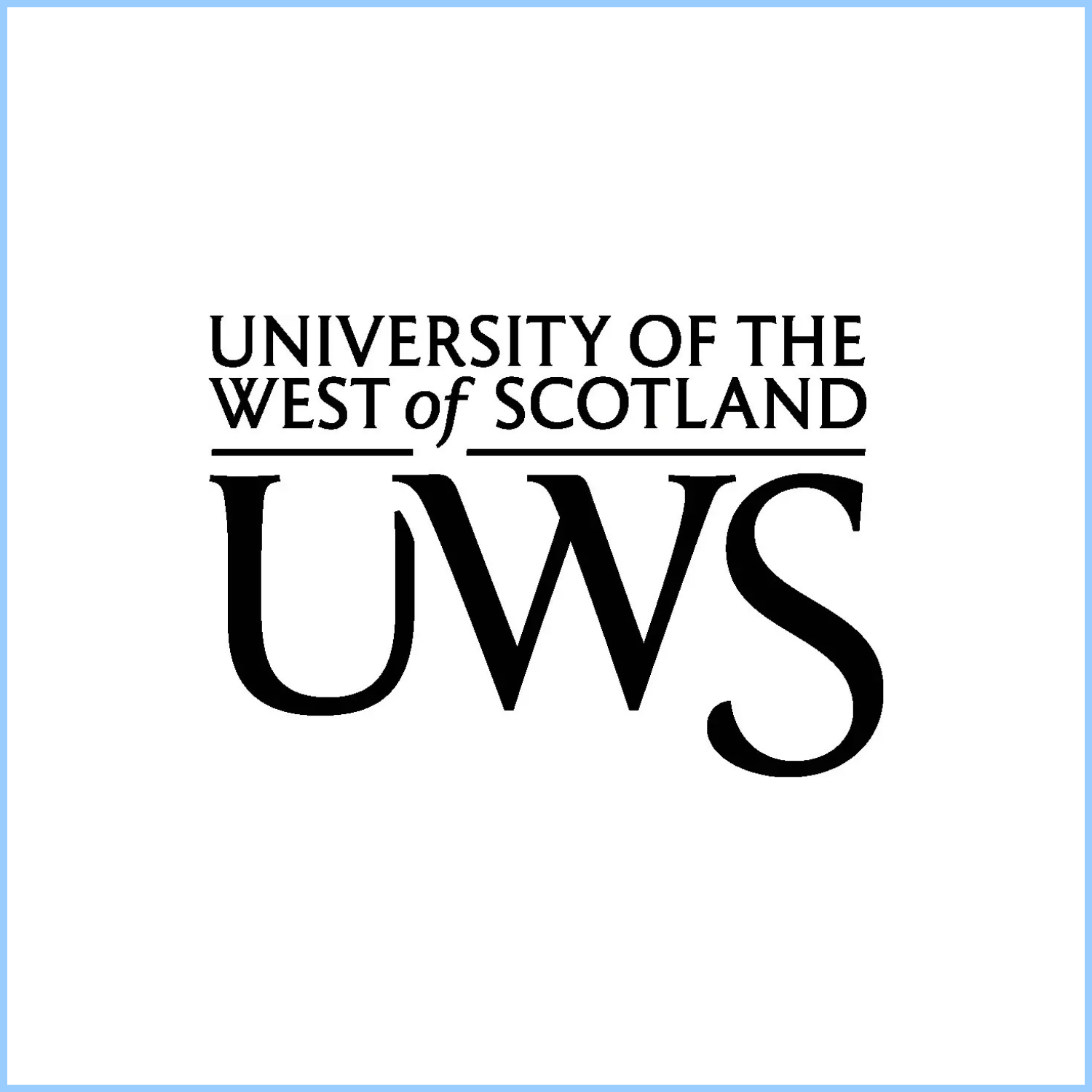 University of the West of Scotland University of the West of Scotland (UWS) logo